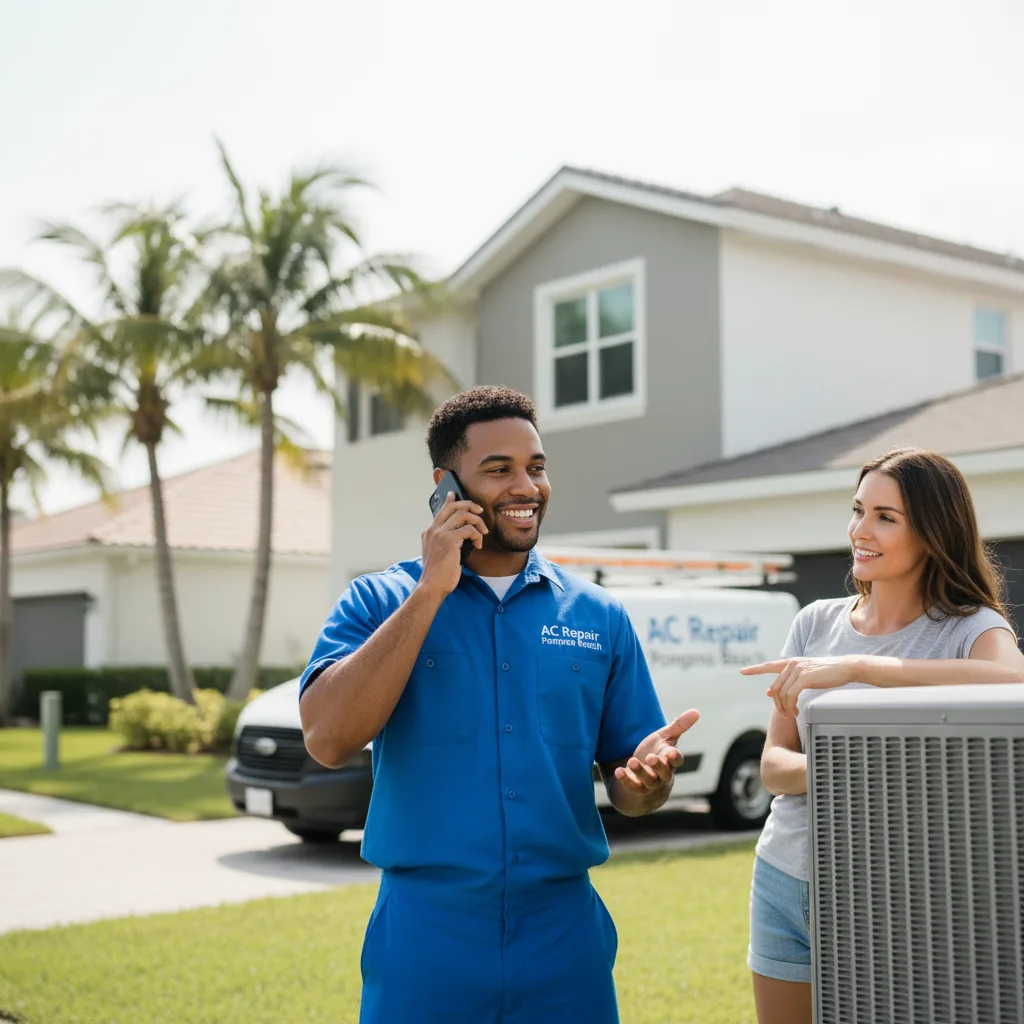AC Repair Pompano Beach customer support in Cathedral City